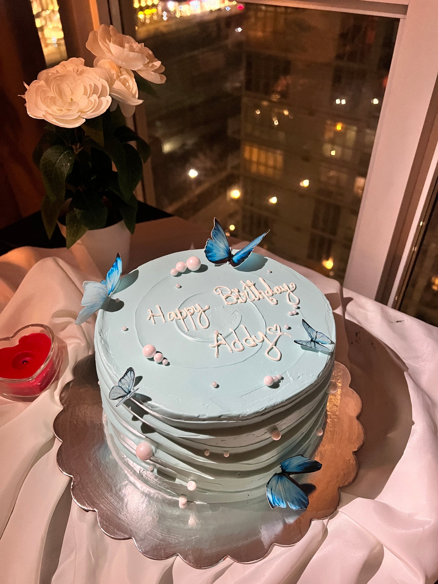Wavy Butterfly Cake