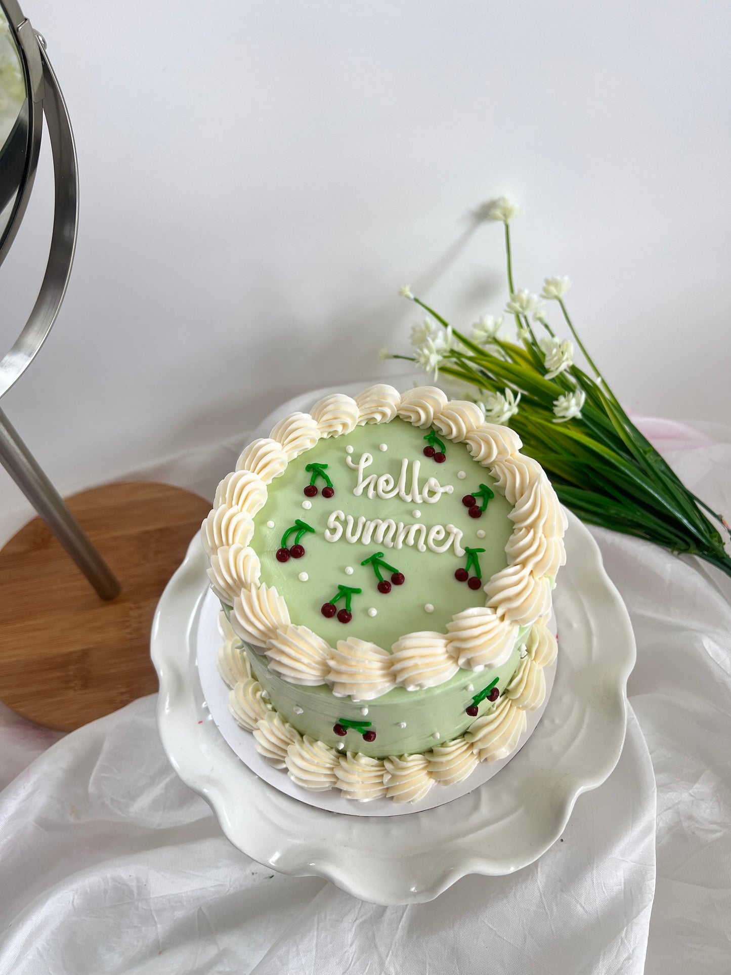 Cherry Bento Cake