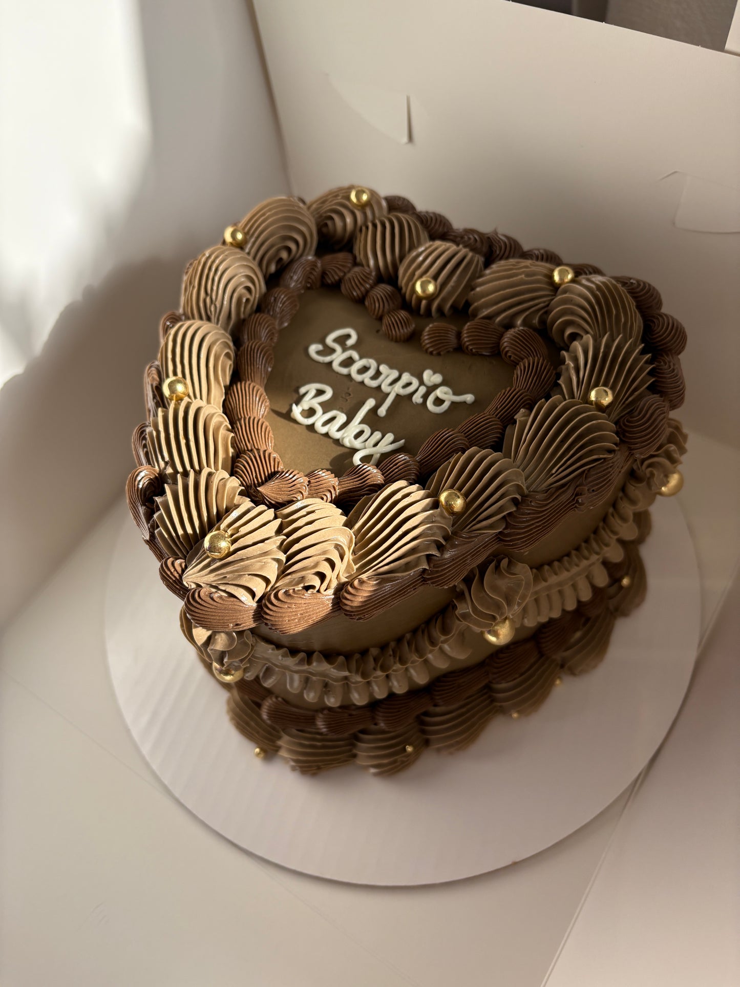 Coffee Theme Cake