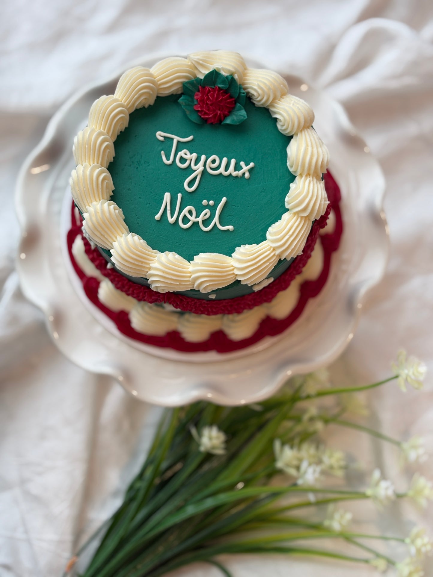 christmas star bento mini cake