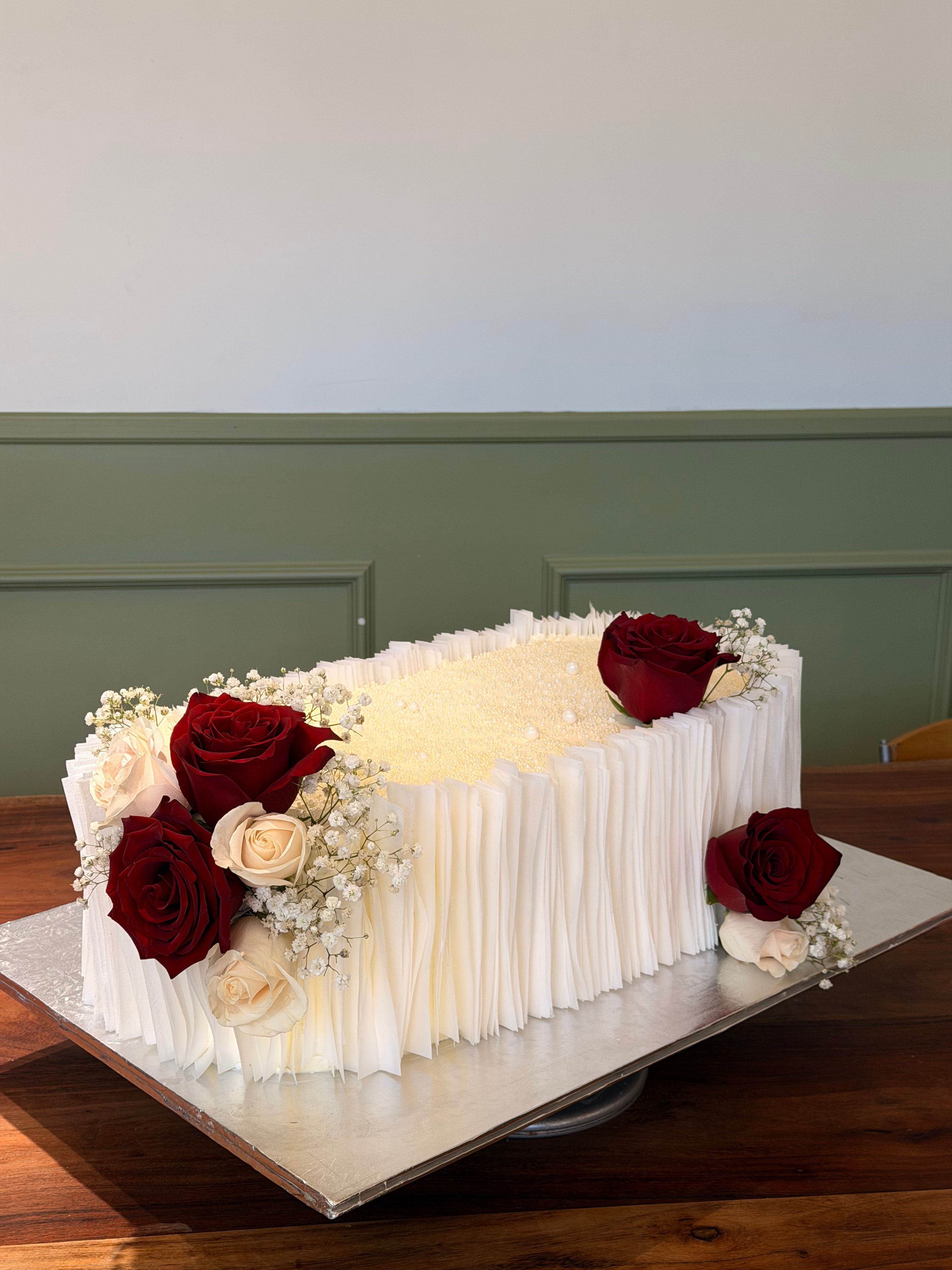 Wafer Paper Slab Cake