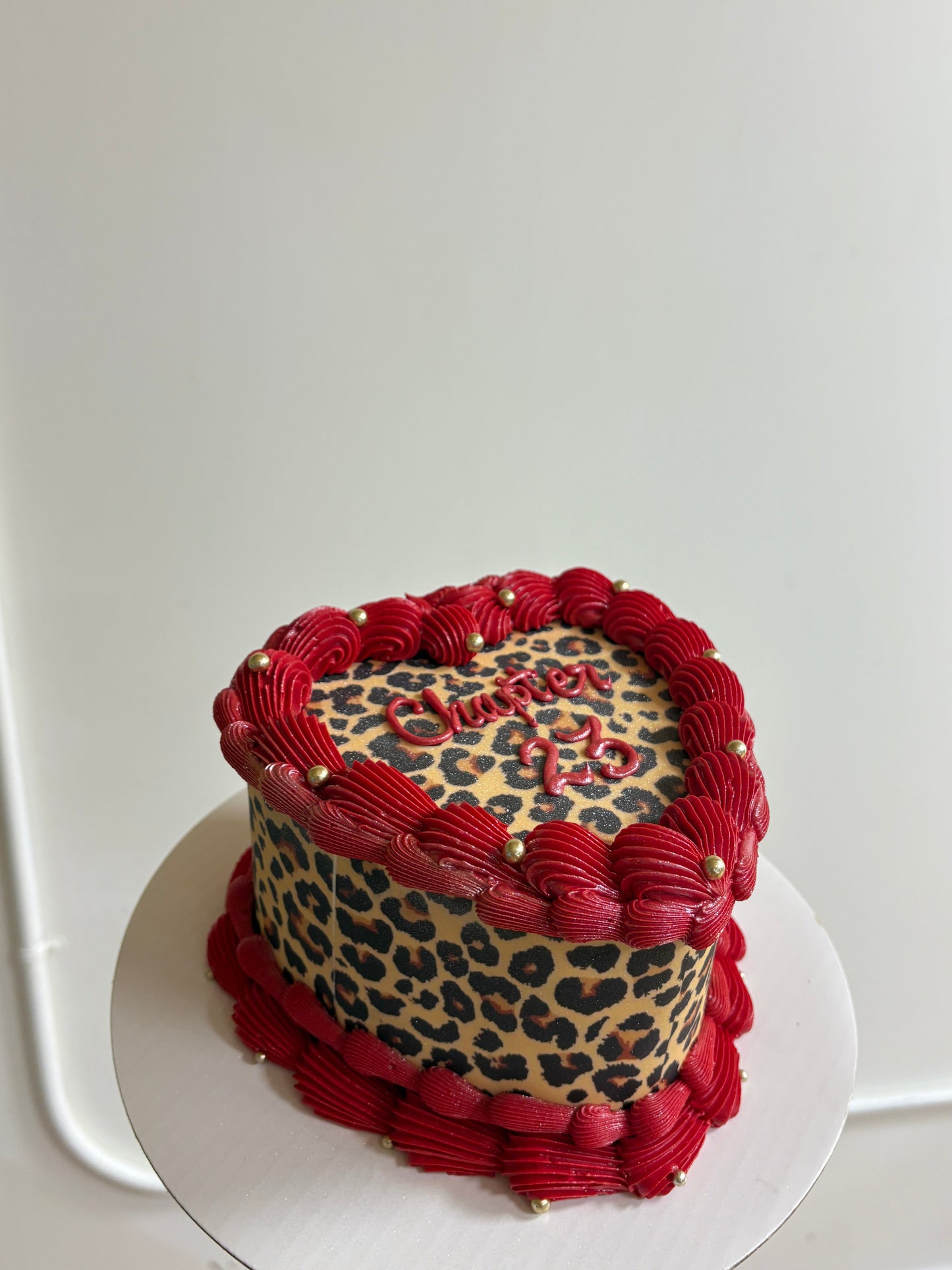 Cheetah print Cake