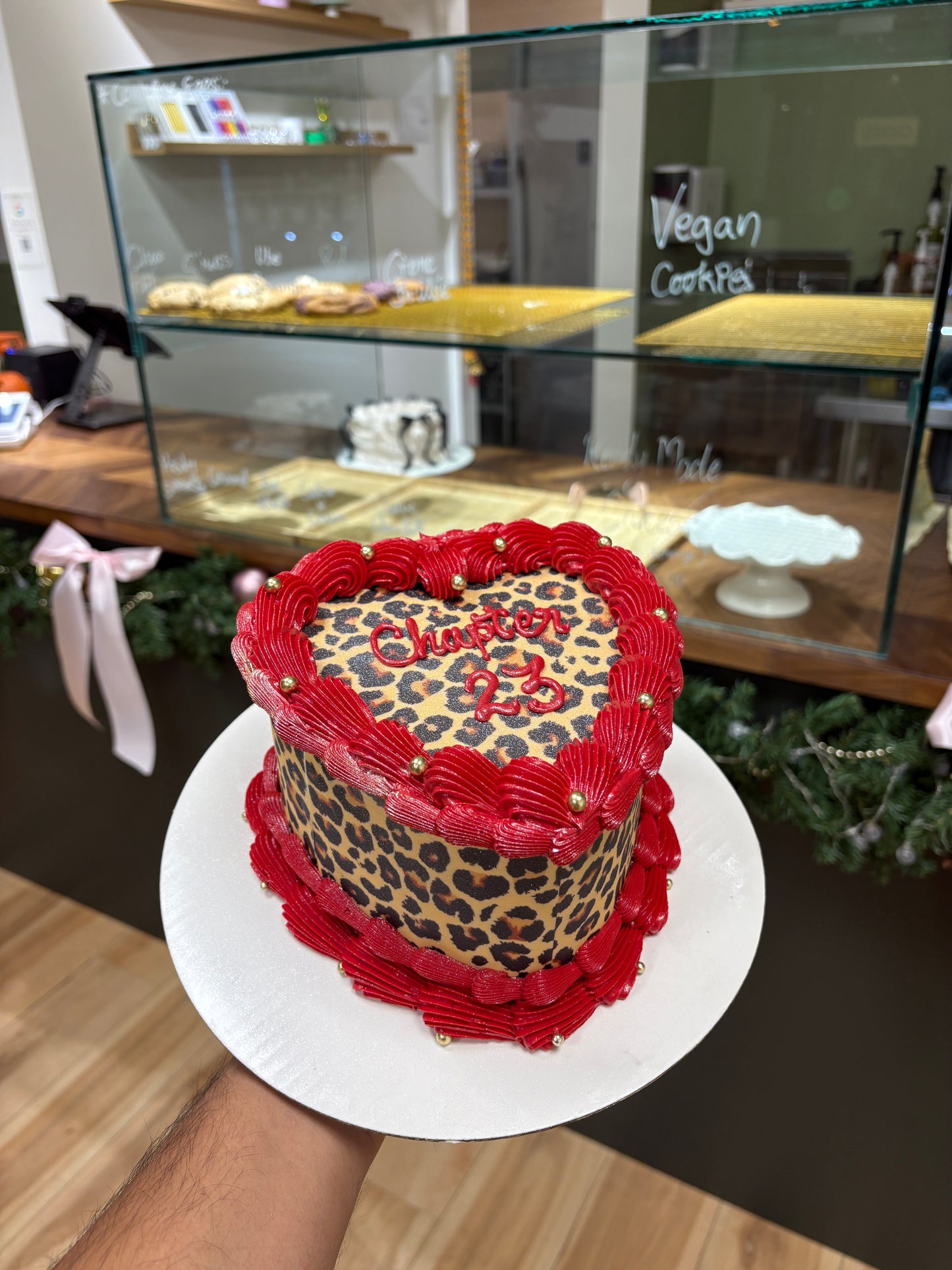 Cheetah print Cake