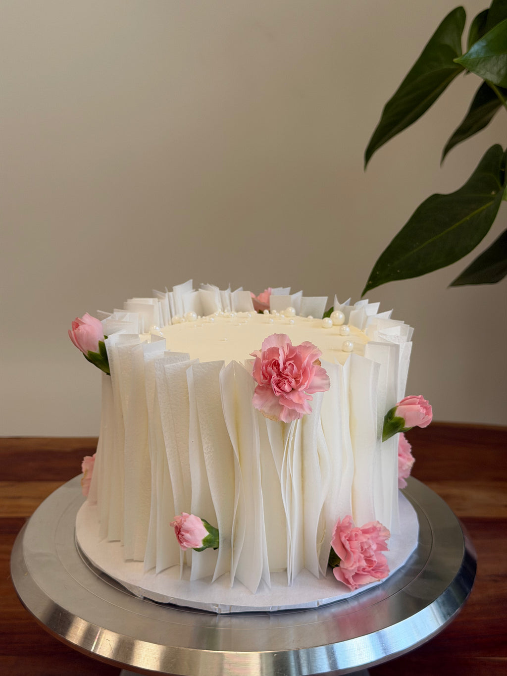 Wafer paper cake