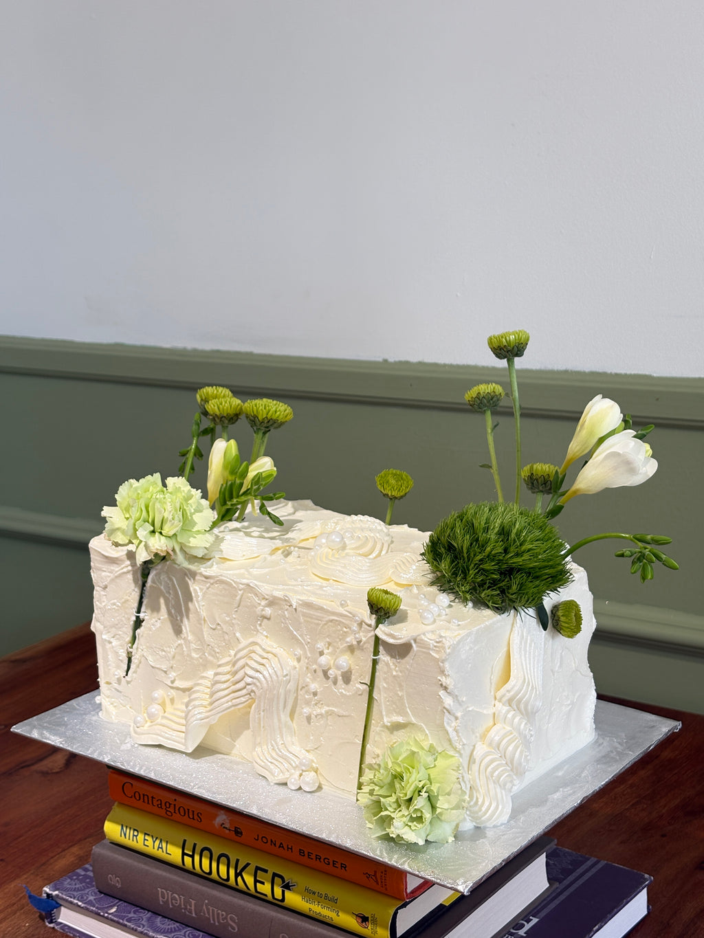 Floral Slab Cake
