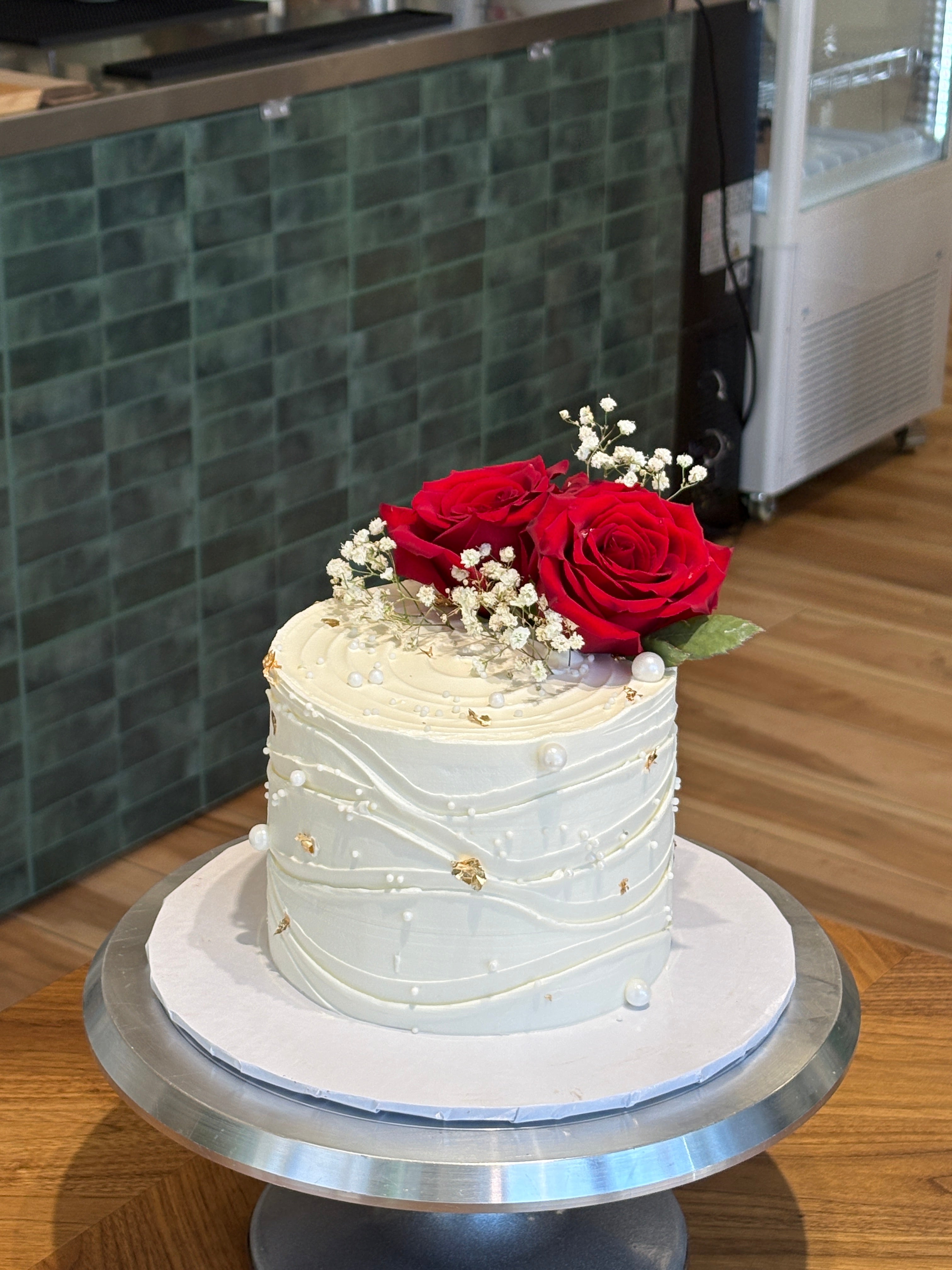 Rose Pearl Cake