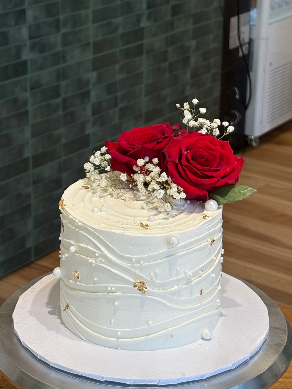 Rose Pearl Cake