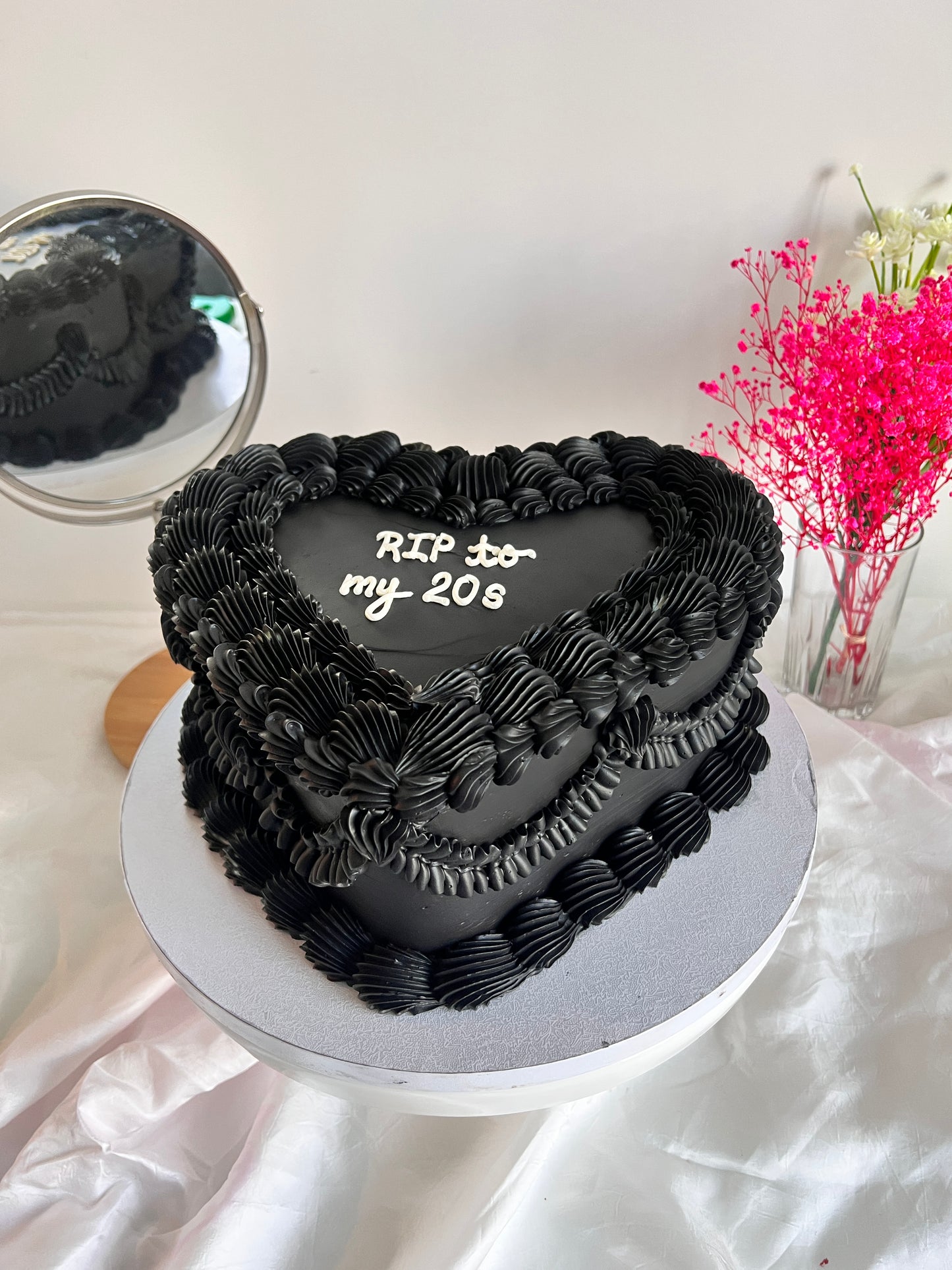 Black Heart Cake