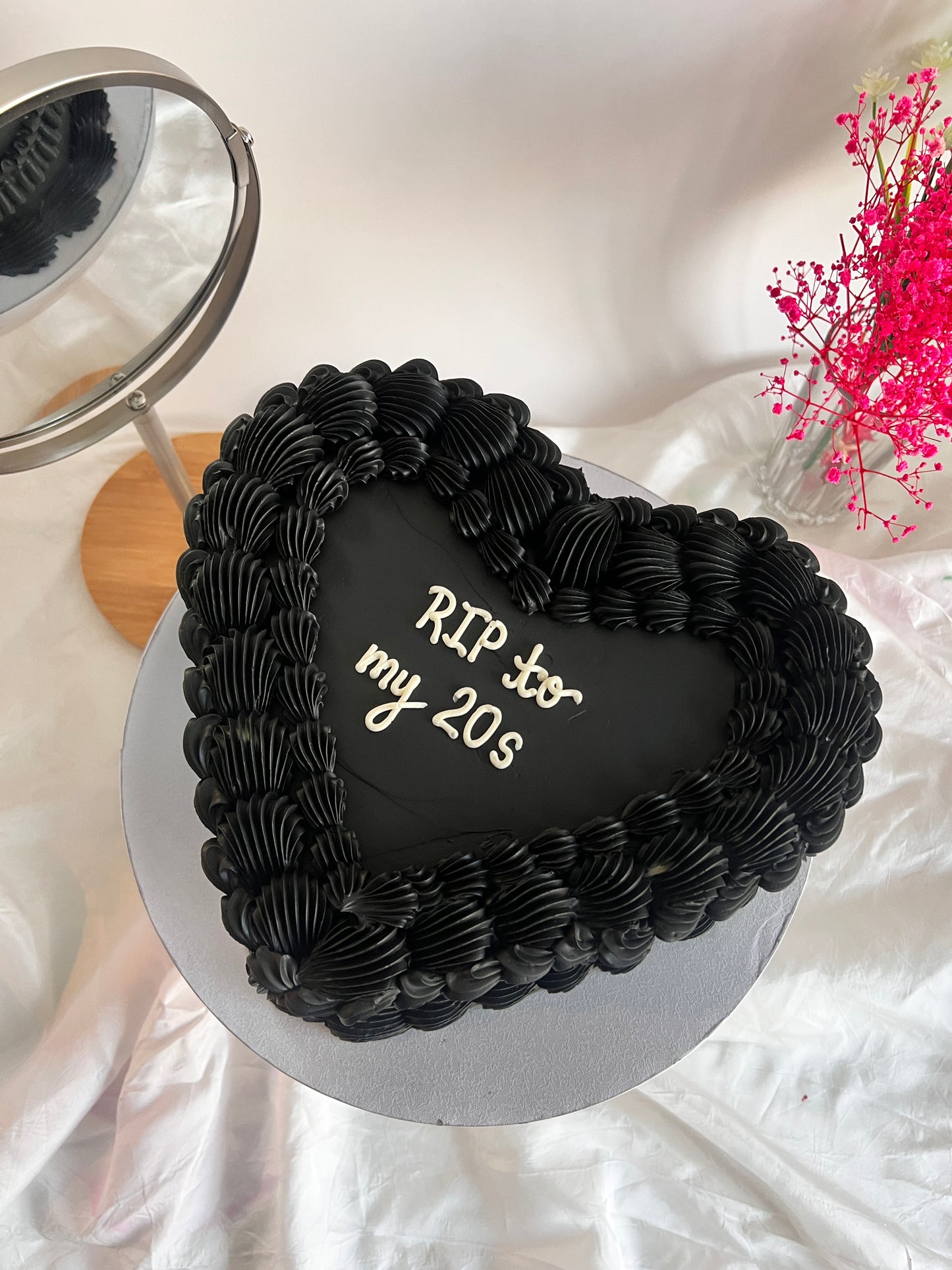 Black Heart Cake