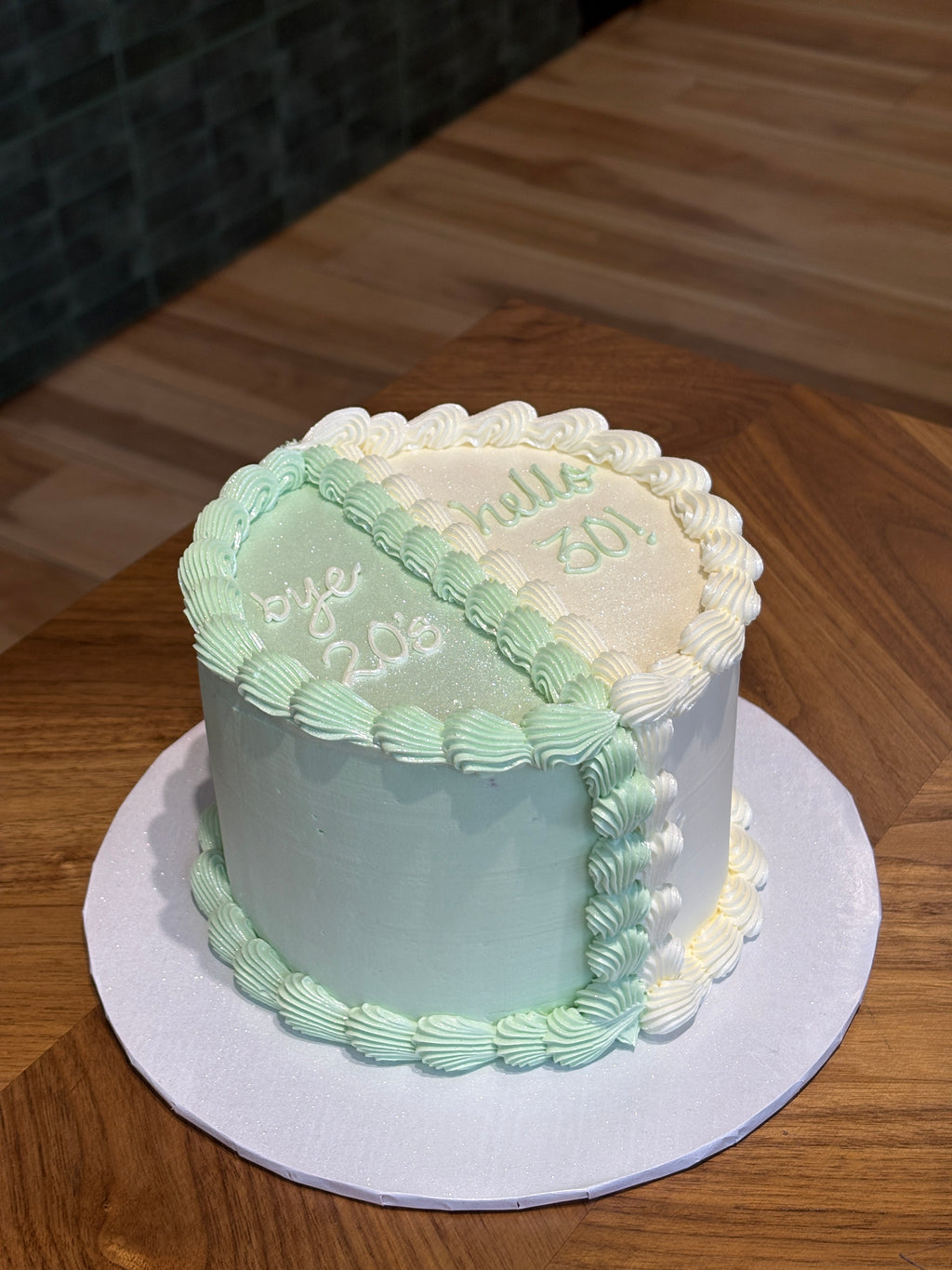 Half and Half Cake