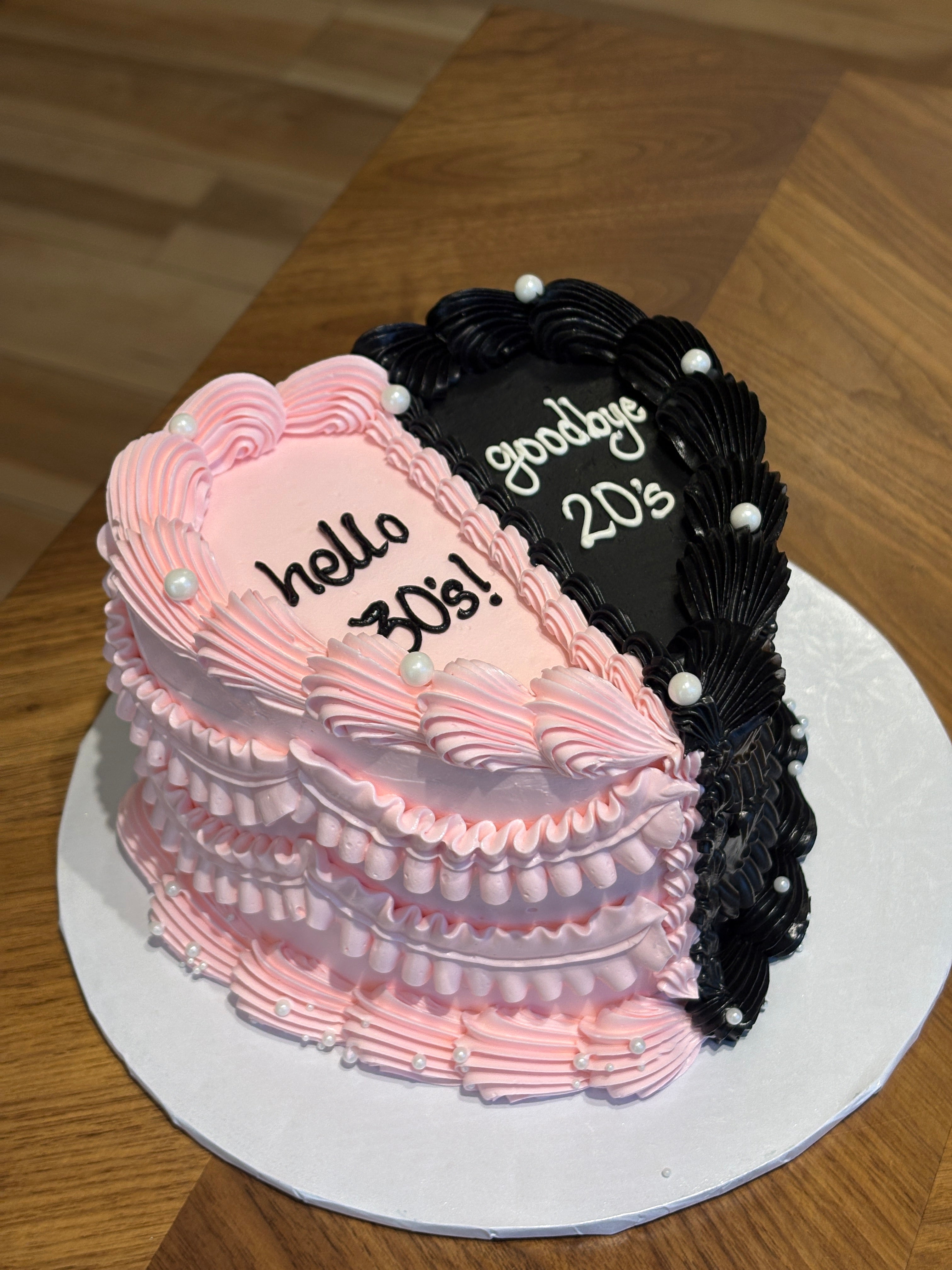 Half and Half Cake
