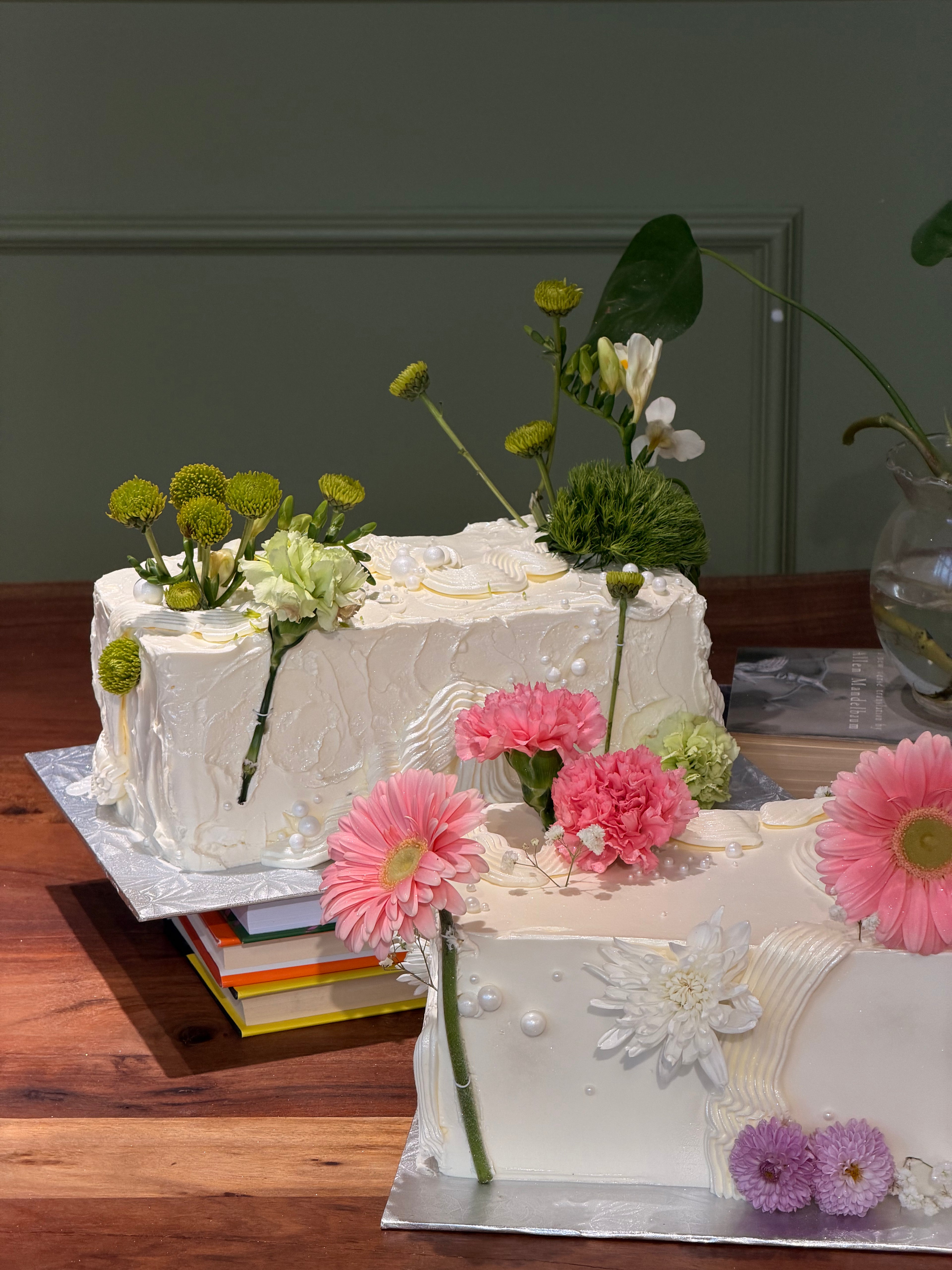 Floral Slab Cake