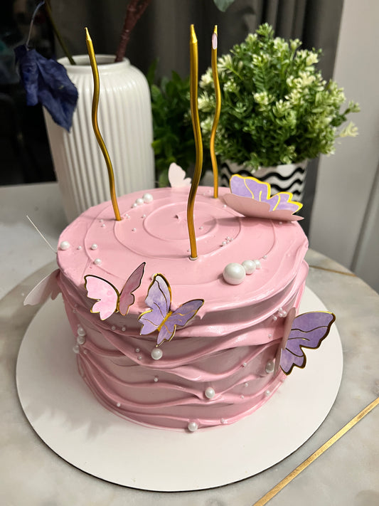 Wavy Butterfly Cake