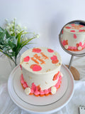 Brush Strokes Cake (Urgent)