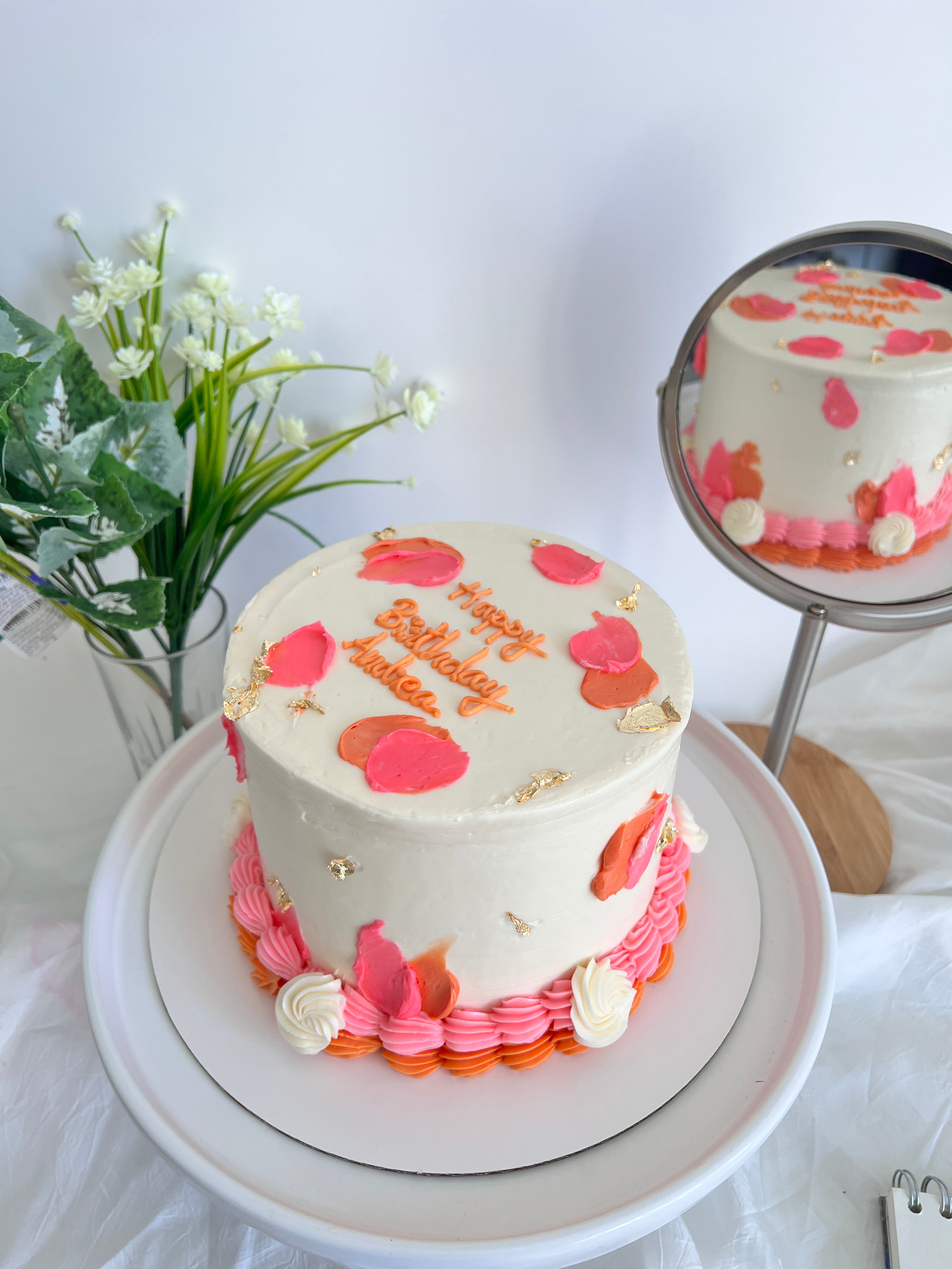 Brush Strokes Cake (Urgent)