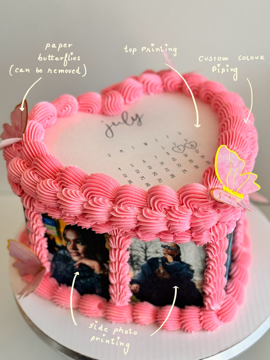 Memories in Bloom Cake