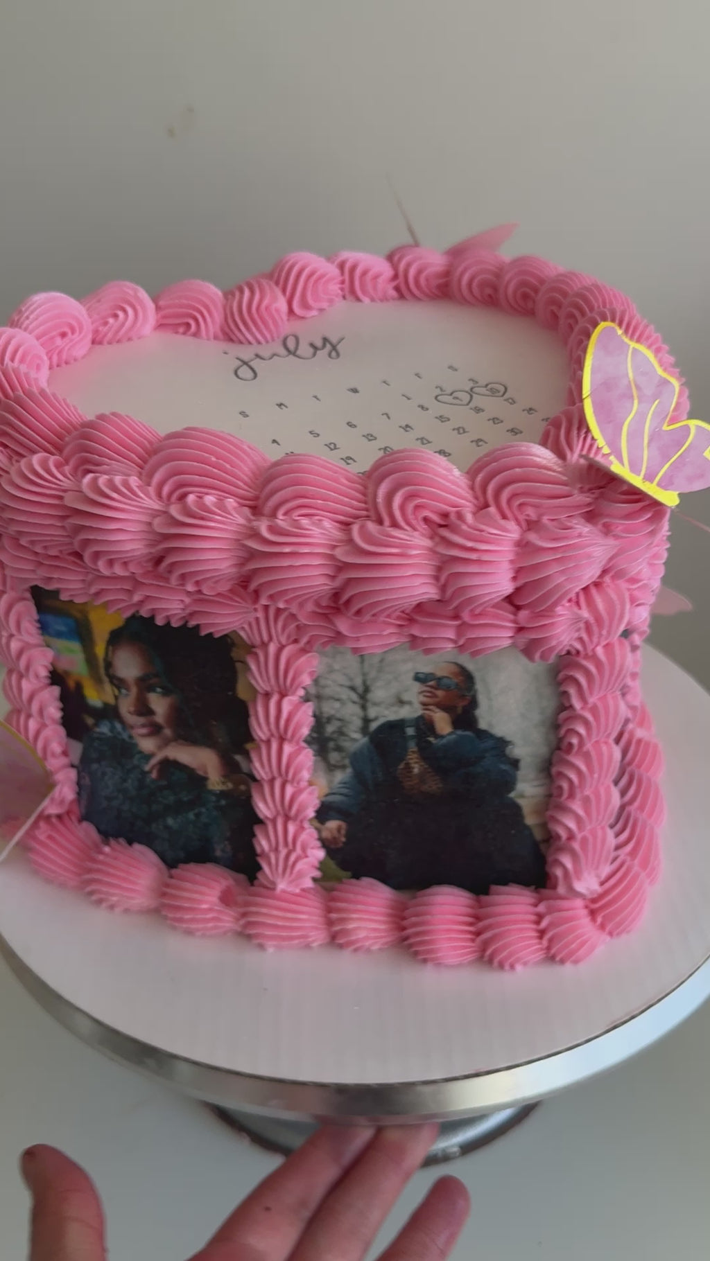 Memories in Bloom Cake