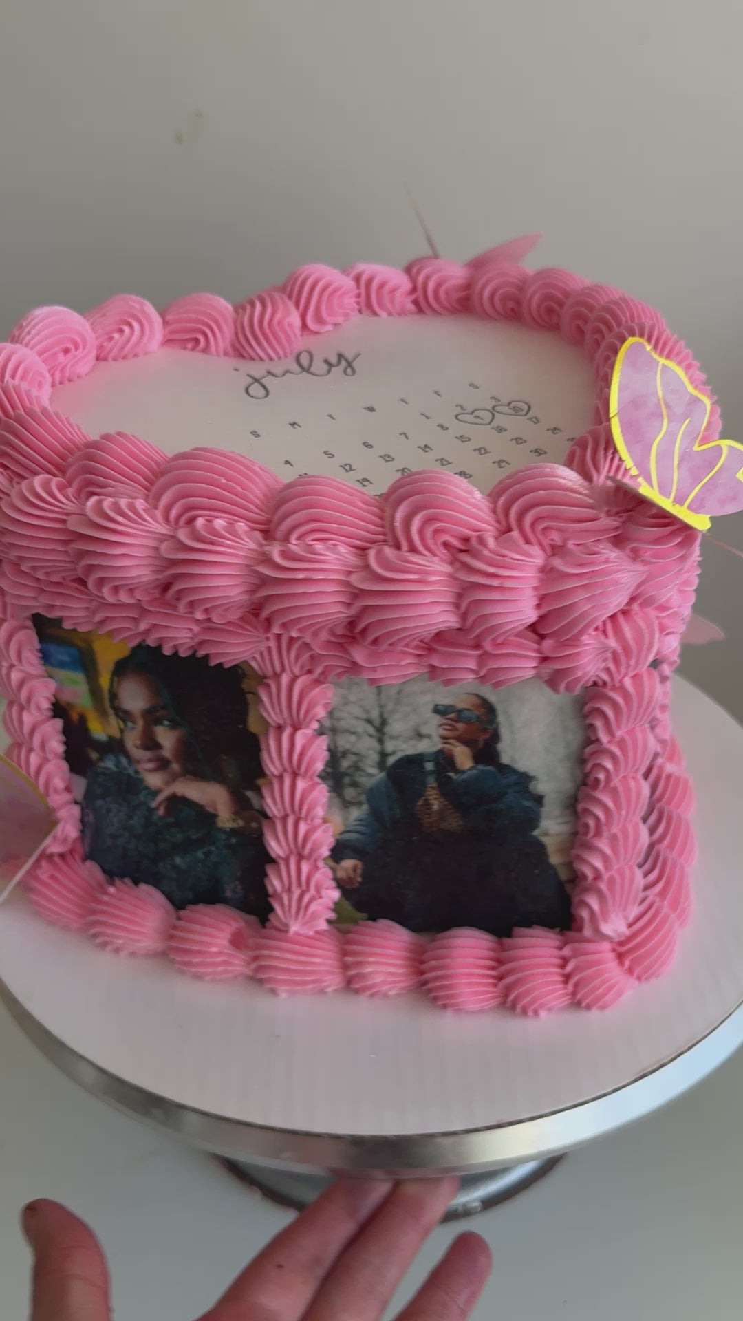 Memories in Bloom Cake